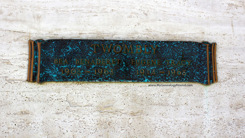 Bea Benaderet, “Kate” on Petticoat Junction, grave, tomb, Valhalla Memorial Park Cemetery, North Hollywood, California, photo