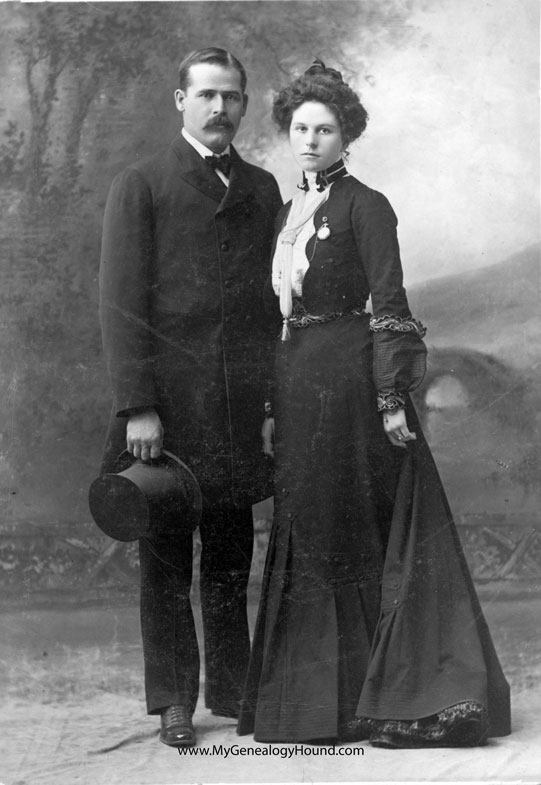 Harry Alonzo Longabaugh "Sundance Kid" and Etta Place, The Wild Bunch Gang, historic photo
