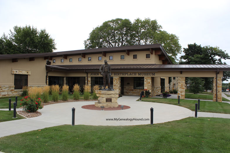 The John Wayne Birthplace Museum, 205 S. John Wayne Drive, Winterset, Iowa