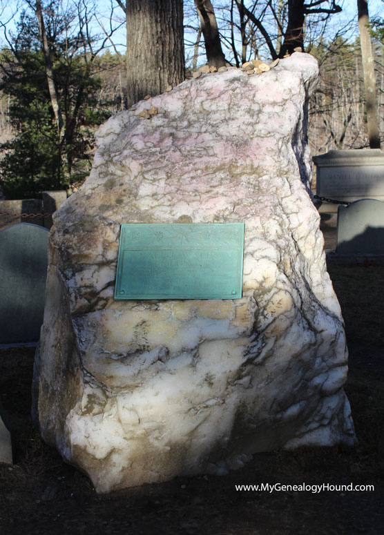 Concord, Massachusetts, Ralph Waldo Emerson Tombstone and Grave, Sleepy Hollow Cemetery, photo