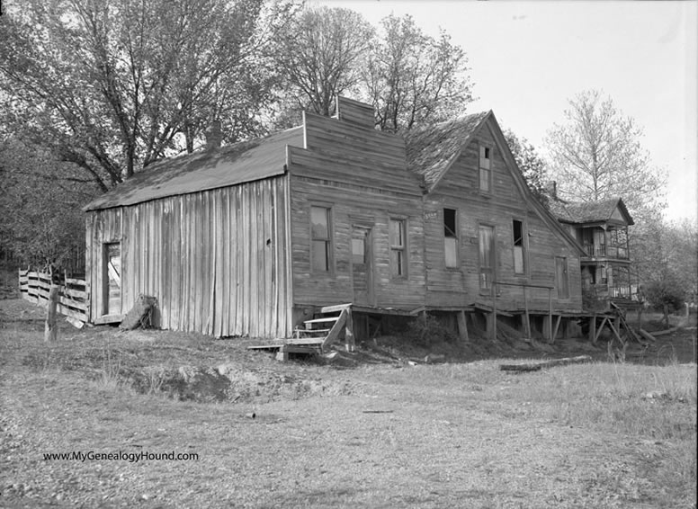 Stone Hill, Missouri, Old Store and Post Office, Dent County, historic photo