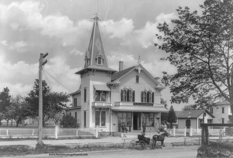 East Marion, Long Island, New York, B. C. Tuthill Store and Post Office, historic photo