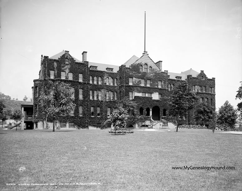 Pittsburgh, Pennsylvania, Western Pennsylvania Institute For The Blind, 1905, historic photo