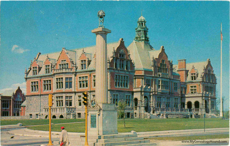 Another view of the Fairhaven High School, Fairhaven, Massachusetts, view three.